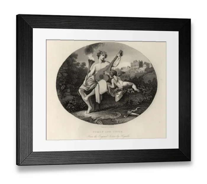 Framed Print : William Hogarth, Hymen and Cupid Framed Print : William Hogarth, Hymen and Cupid
