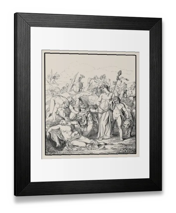 Framed Print : Bacchus and Ariadne by Christian Gottlieb Schick Framed Print : Bacchus and Ariadne by Christian Gottlieb Schick