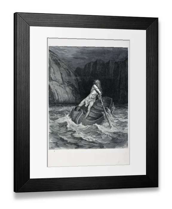 Framed Print : Charon the Ferryman of Hell Framed Print : Charon the Ferryman of Hell