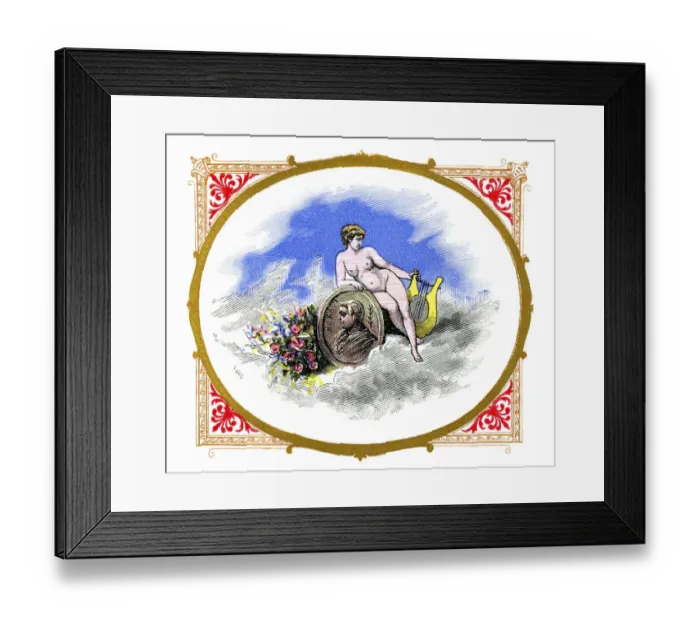 Framed Print : Venus and Horace Framed Print : Venus and Horace