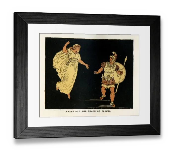 Framed Print : Aeneas and the Shade of Creusa Framed Print : Aeneas and the Shade of Creusa