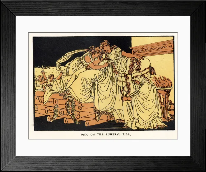 Framed Print : Dido Queen of Carthage Framed Print : Dido Queen of Carthage