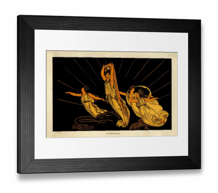 Framed Print : Morning. From Stories From Homer by the Rev Framed Print : Morning. From Stories From Homer by the Rev