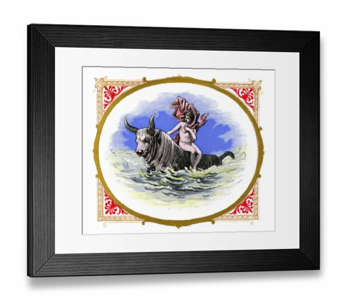 Framed Print : Europa and the Bull Framed Print : Europa and the Bull