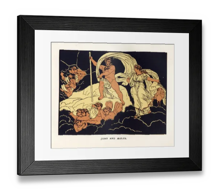 Framed Print : Juno and Aeolus Framed Print : Juno and Aeolus