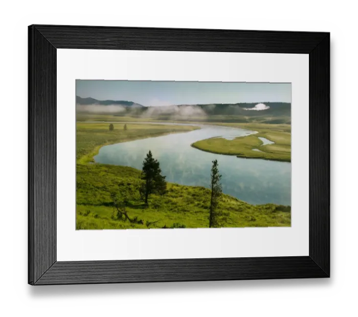 Framed Print : Hayden Valley Morning Framed Print : Hayden Valley Morning