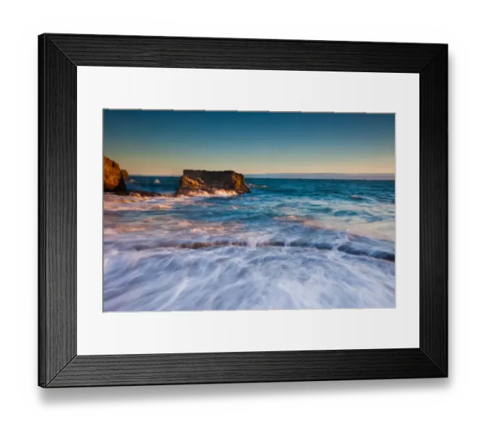 Framed Print : Rush. Davenport Beach, Davenport, California Framed Print : Rush. Davenport Beach, Davenport, California