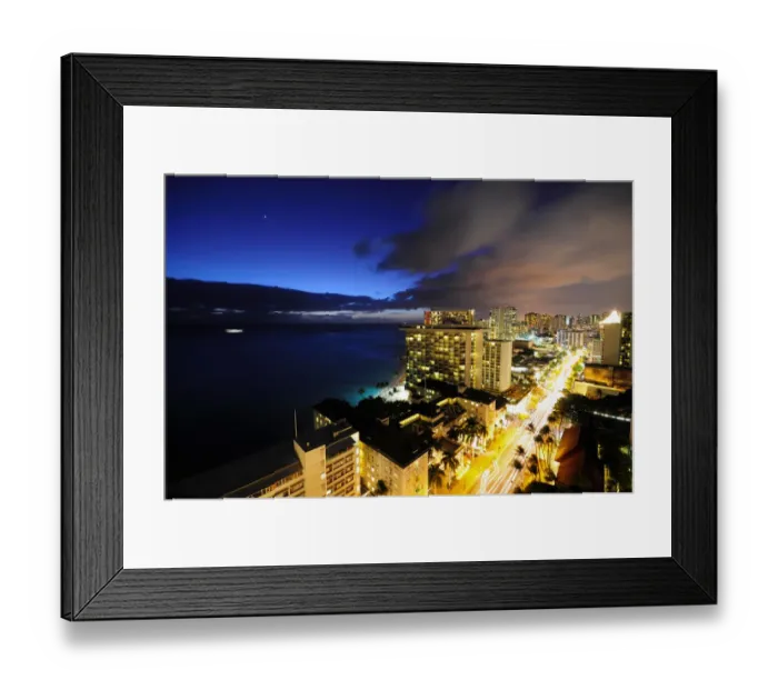 Framed Print : Last day light and first city light Framed Print : Last day light and first city light