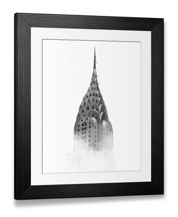 Framed Print : Black and White photos of The Chrysler Building, Empire State Building, and New York City Framed Print : Black and White photos of The Chrysler Building, Empire State Building, and New York City