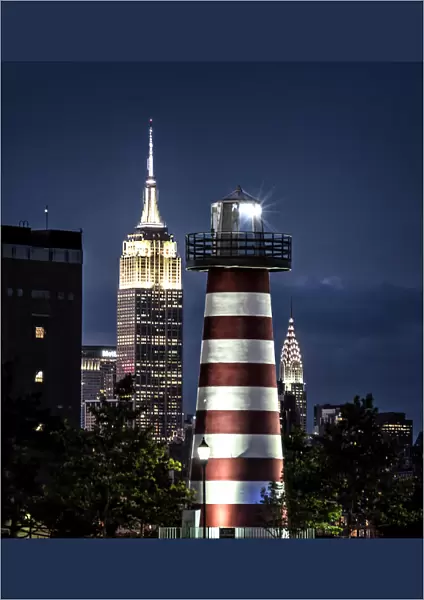 Lighthouse and NYC Icons