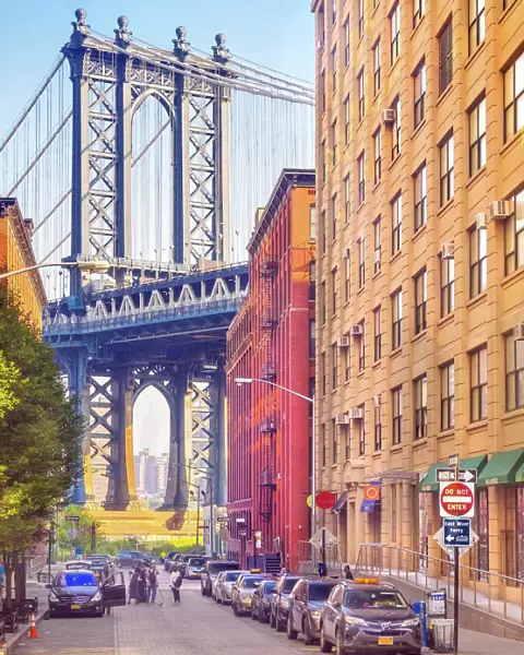 New York, Manhattan Bridge and DUMBO