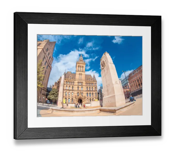 Framed Print : Manchester, town hall in St Peter's sq Framed Print : Manchester, town hall in St Peter's sq