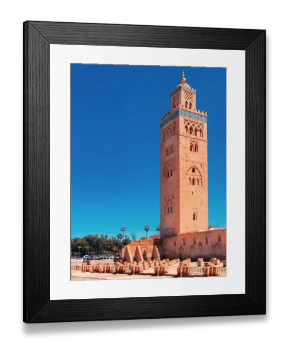 Framed Print : Marrakech, Koutoubia mosque Framed Print : Marrakech, Koutoubia mosque