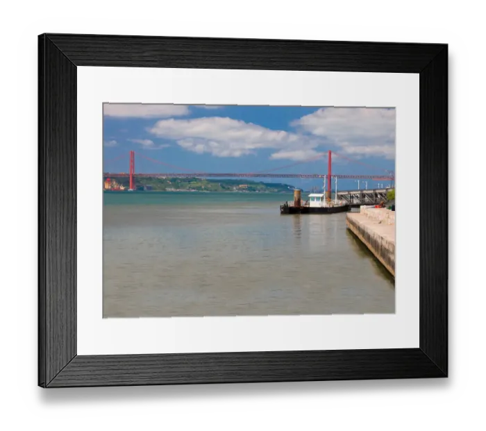 Framed Print : A view of River Tagus or Tejo Framed Print : A view of River Tagus or Tejo