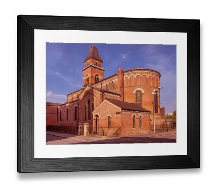 Framed Print : Manchester, Ancoats, St Peters church Framed Print : Manchester, Ancoats, St Peters church