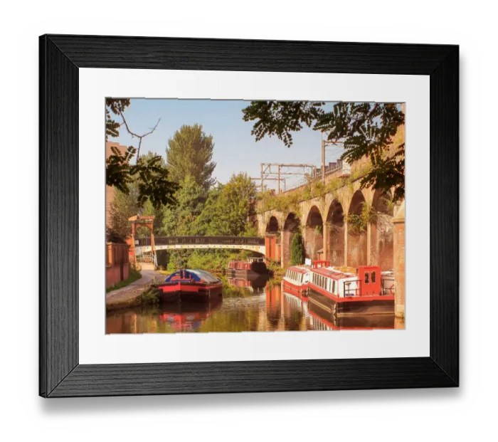 Framed Print : Manchester, Rochdale Canal at Ancoats Framed Print : Manchester, Rochdale Canal at Ancoats