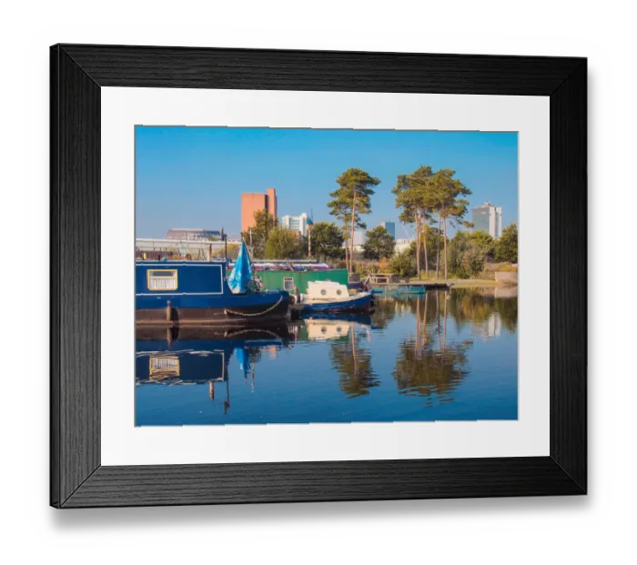 Framed Print : Manchester, Rochdale canal at Ancoats Framed Print : Manchester, Rochdale canal at Ancoats