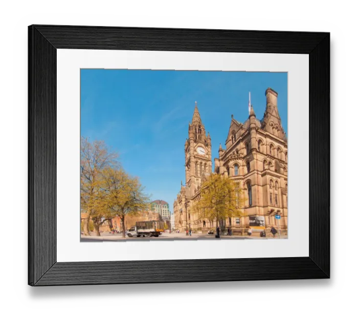 Framed Print : Manchester, Town Hall Framed Print : Manchester, Town Hall
