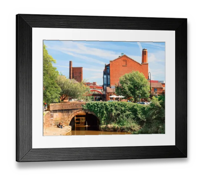 Framed Print : Manchester, Castlefield area