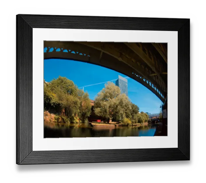 Framed Print : Manchester, Rochdale Canal in Castlefield Framed Print : Manchester, Rochdale Canal in Castlefield