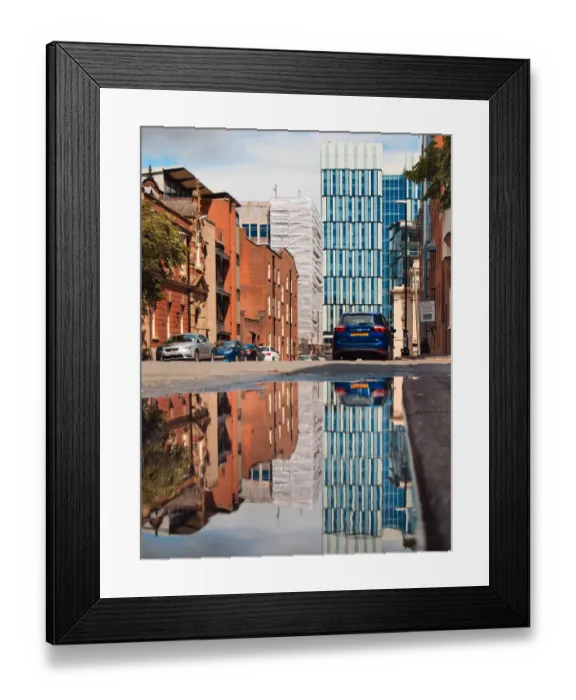 Framed Print : Manchester, Spinningfields area Framed Print : Manchester, Spinningfields area