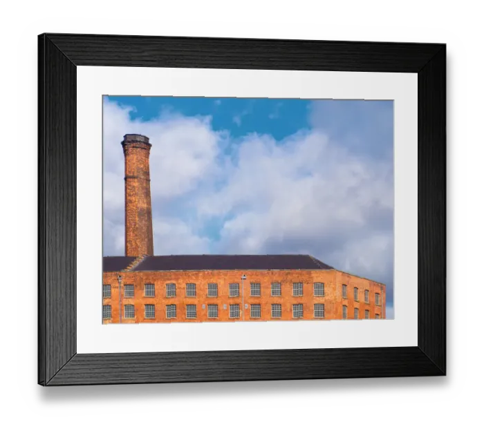 Framed Print : Manchester, mill in Ancoats area