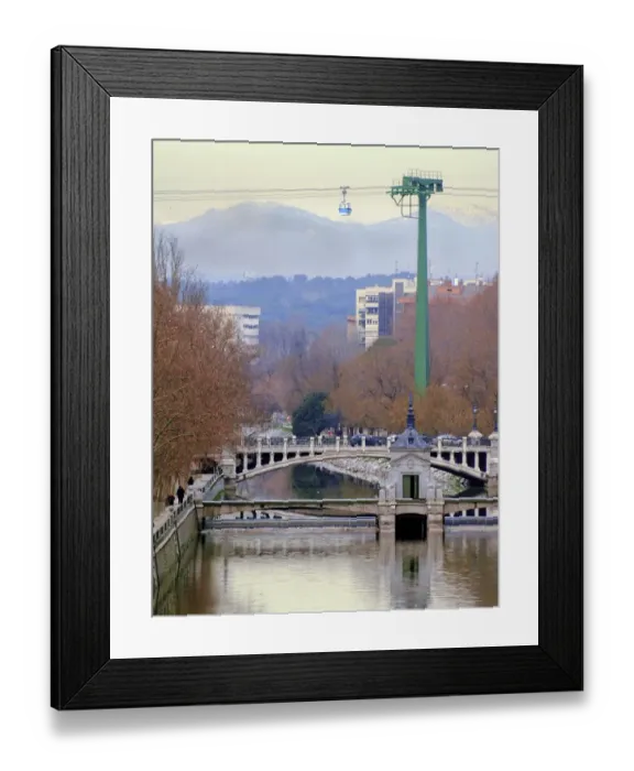 Framed Print : Madrid, Manzanares river Framed Print : Madrid, Manzanares river