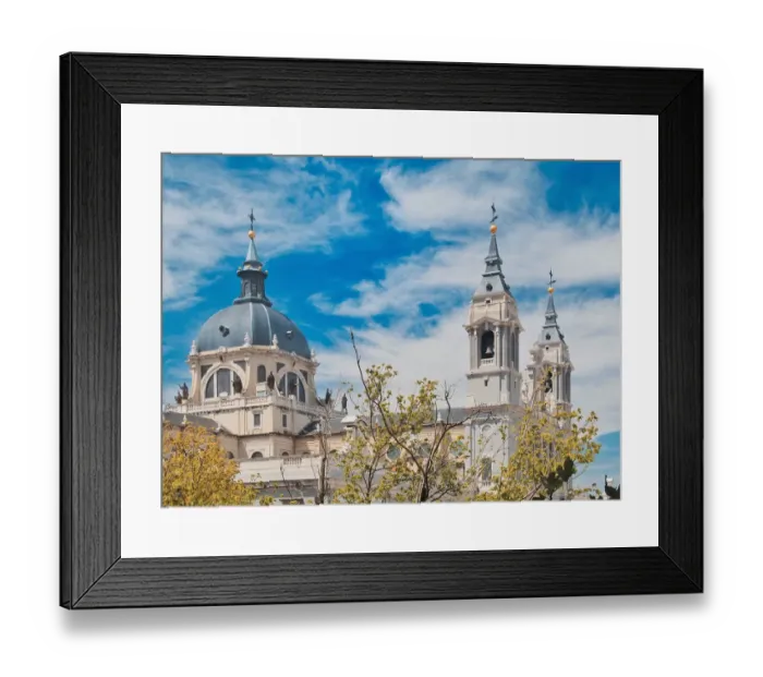 Framed Print : Madrid, Almudena cathedral Framed Print : Madrid, Almudena cathedral