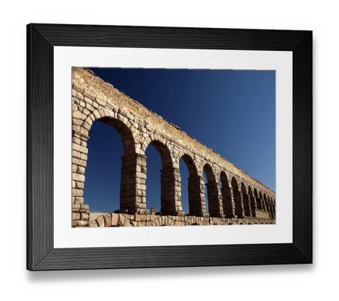 Framed Print : Aqueduct of Segovia, Spain