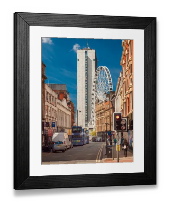 Framed Print : Manchester, Piccadilly Gardens and Northern Quarter Framed Print : Manchester, Piccadilly Gardens and Northern Quarter
