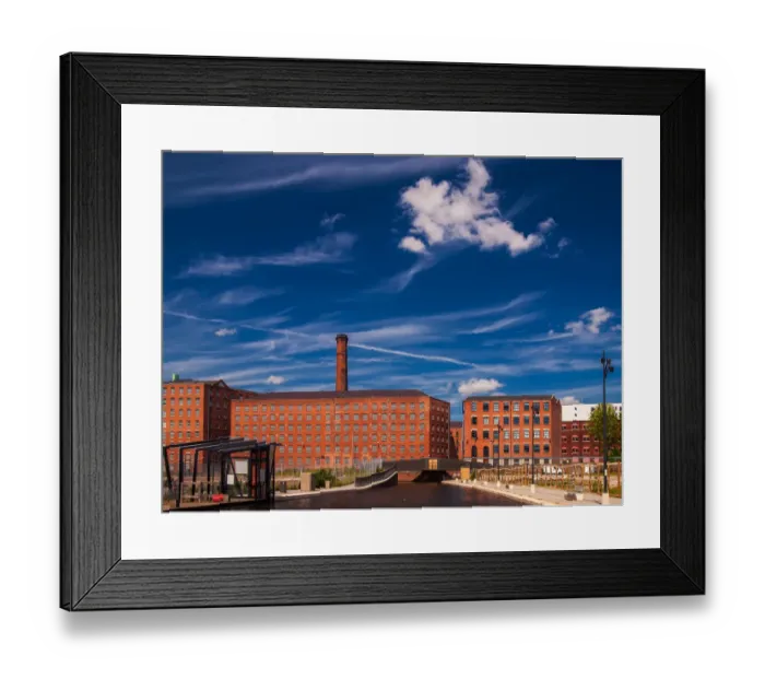 Framed Print : Manchester, Rochdale canal in Ancoats