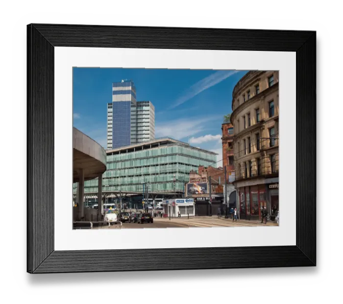 Framed Print : High st and Shudehill, Manchester