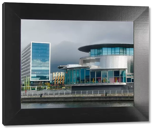 Cityscape in Salford Quays, Manchester