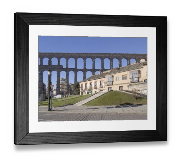 Framed Print : Roman aqueduct in Segovia Framed Print : Roman aqueduct in Segovia