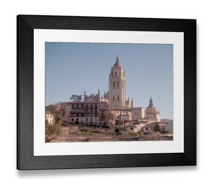 Framed Print : Segovia cathedral and city walls Framed Print : Segovia cathedral and city walls