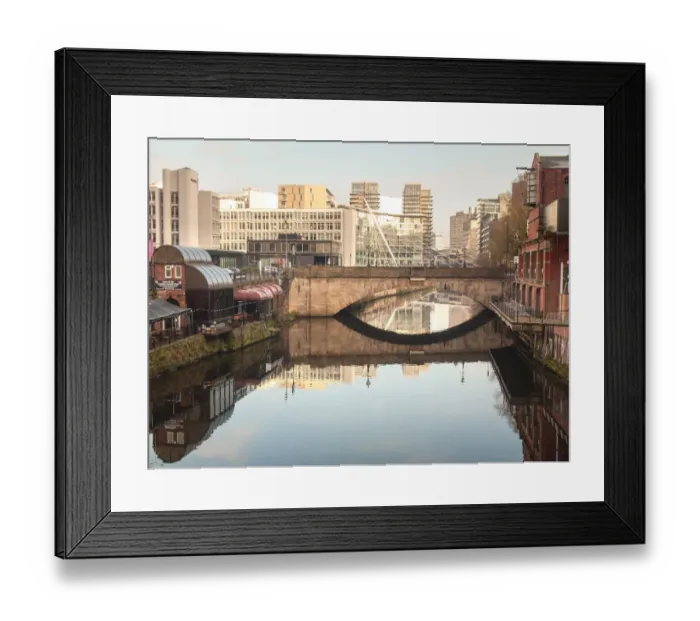 Framed Print : River Irwell in Manchester Framed Print : River Irwell in Manchester