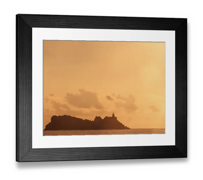 Framed Print : A small island in Dubrovnik