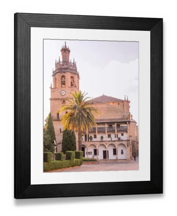 Framed Print : Santa Maria la Mayor church, Ronda Framed Print : Santa Maria la Mayor church, Ronda