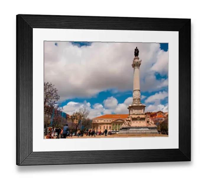 Framed Print : Rossio square Framed Print : Rossio square