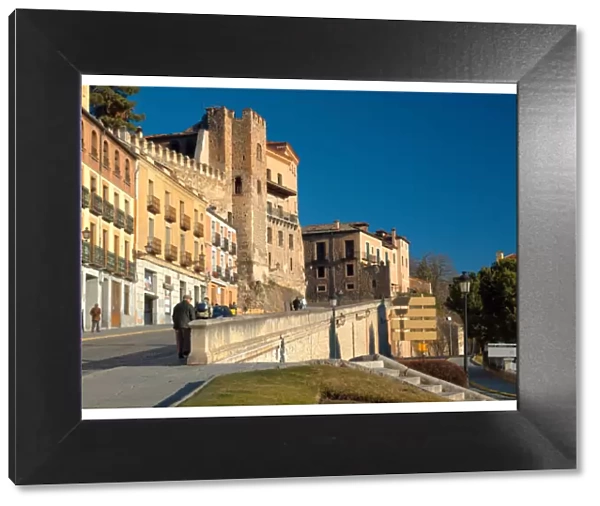 A postcard of Segovia