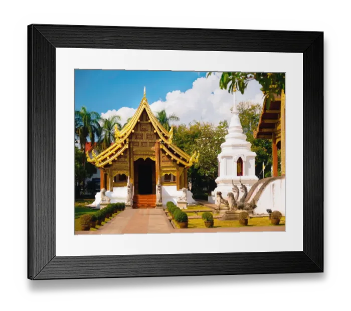 Framed Print : Wat Chiang Man Framed Print : Wat Chiang Man