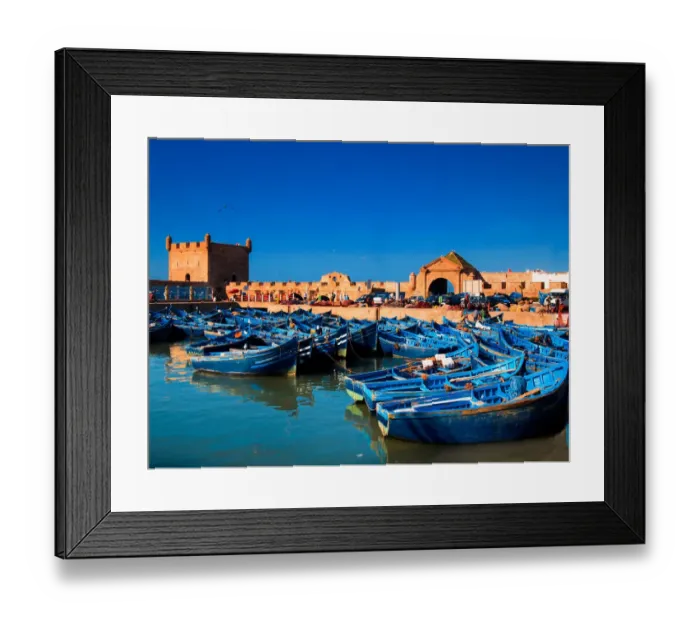 Framed Print : Essaouira Fishing Port Framed Print : Essaouira Fishing Port