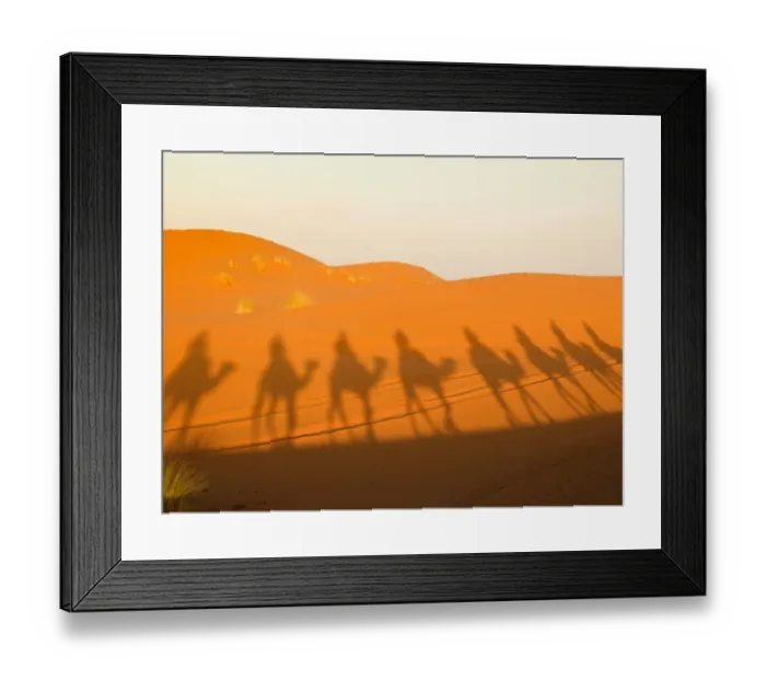 Framed Print : Shadow Touaregs Framed Print : Shadow Touaregs