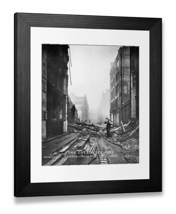 Framed Print : Wrecked Street Framed Print : Wrecked Street