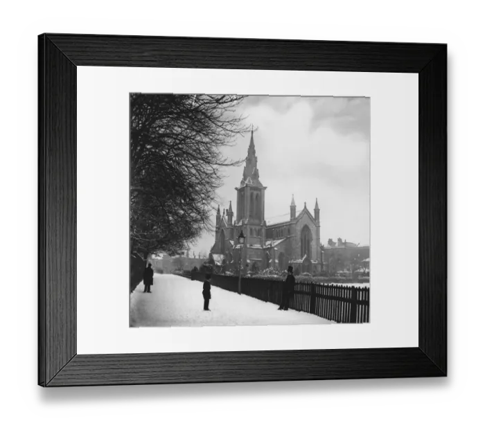 Framed Print : Church In Winter Framed Print : Church In Winter