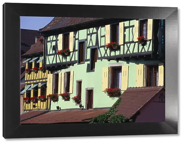 Exterior of Buildings in Krutenau, Colmar, Alsace, France