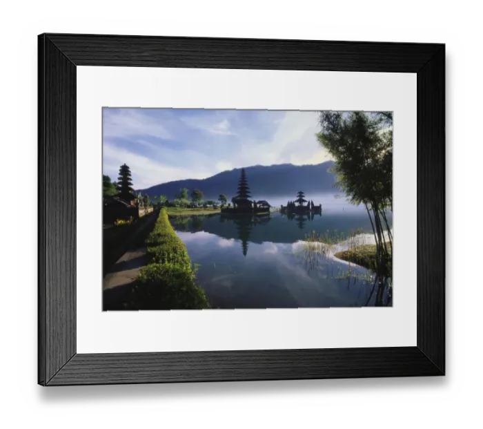 Framed Print : Hindu Temples at Lake Bratan, Pura Ulu Danau, Bali Framed Print : Hindu Temples at Lake Bratan, Pura Ulu Danau, Bali
