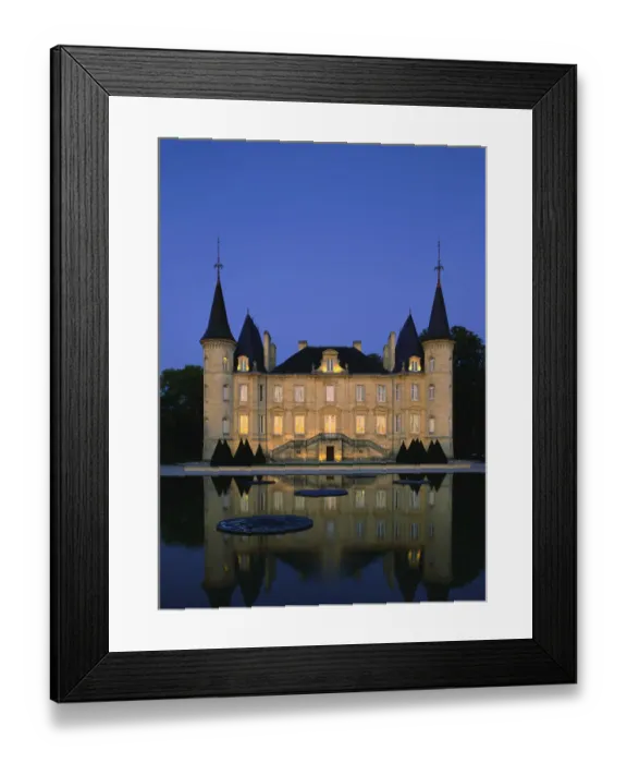 Framed Print : Chateau Pichon Longueville, Bordeaux, France Framed Print : Chateau Pichon Longueville, Bordeaux, France