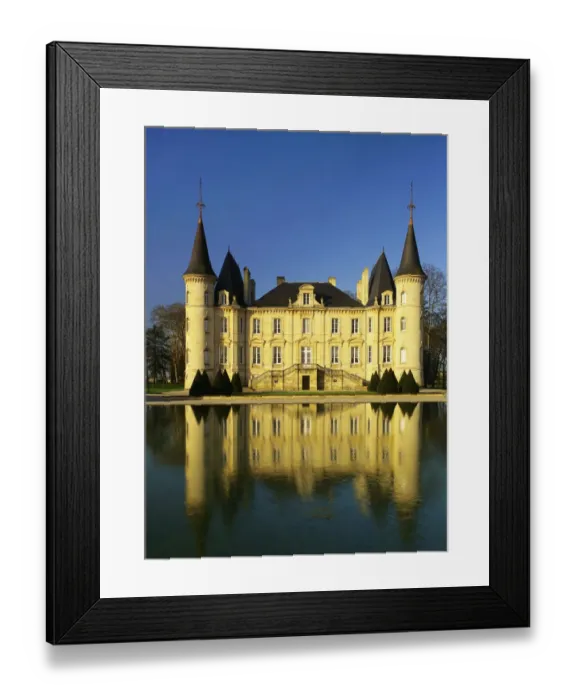 Framed Print : Chateau Pichon Longueville, Medoc, Gironde, France Framed Print : Chateau Pichon Longueville, Medoc, Gironde, France