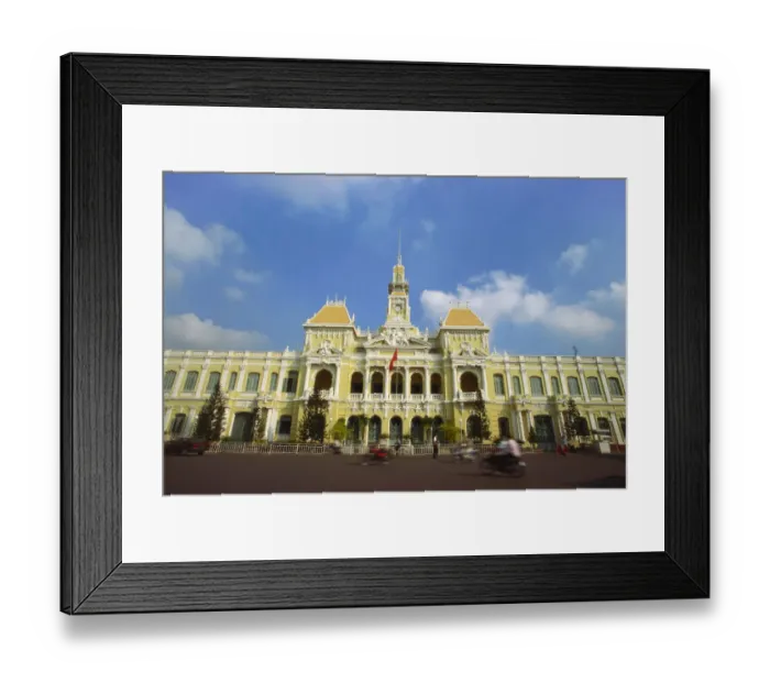 Framed Print : Peoples Committee Building, Ho Chi Minh City, Vietnam Framed Print : Peoples Committee Building, Ho Chi Minh City, Vietnam